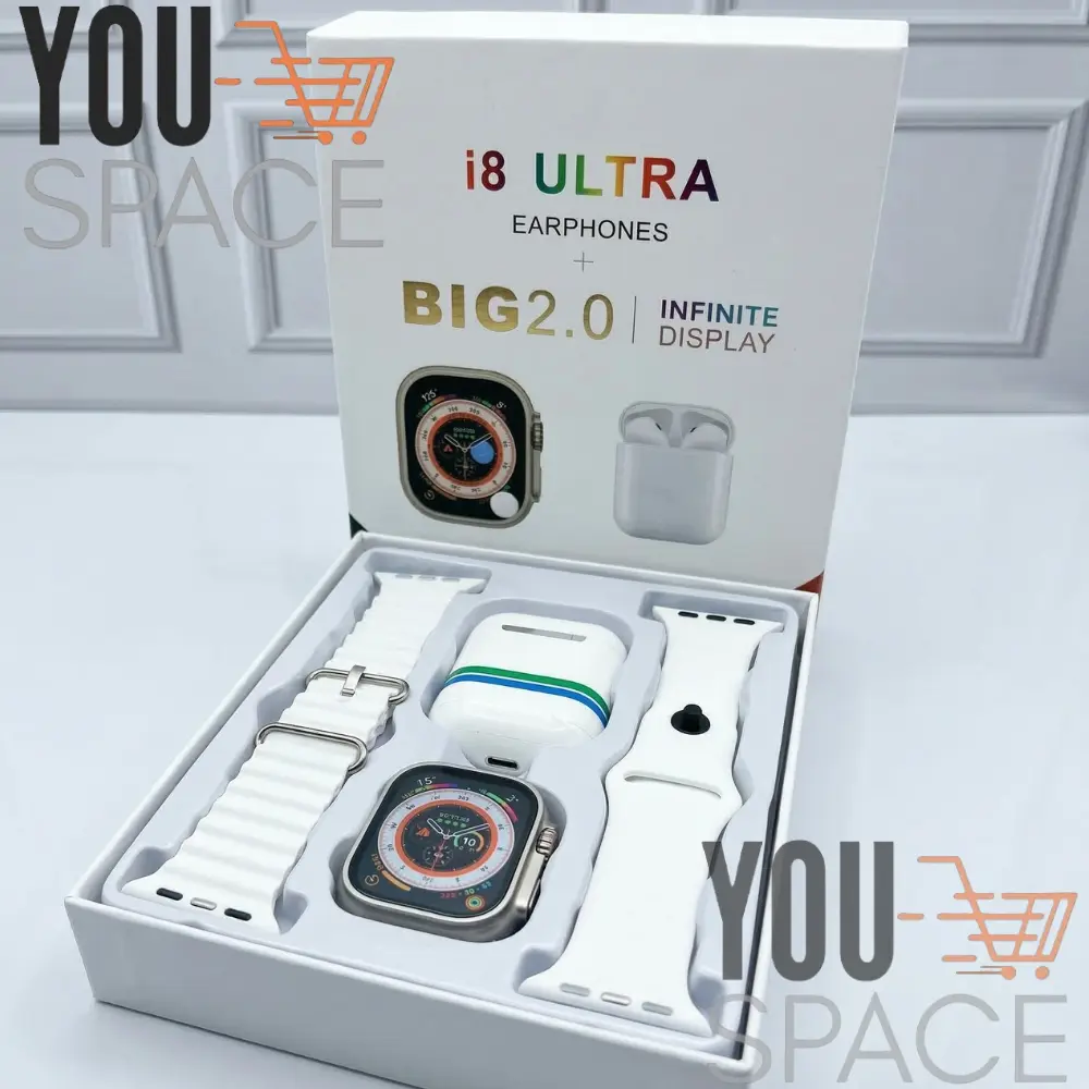 combo smartwatch i8 ultra y auriculares inalambricos bluetooth combo smartwatch i8 ultra y auriculares inalambricos bluetooth