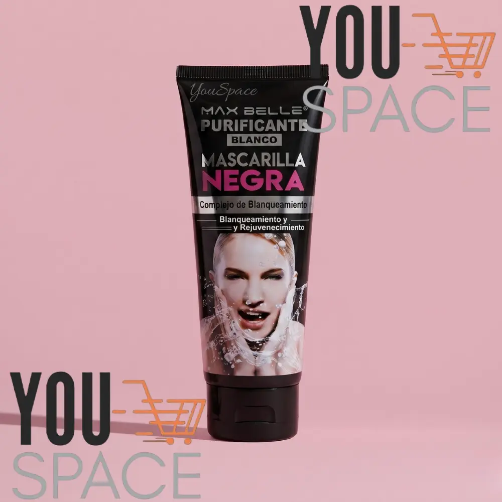 mascarilla negra purificante blanco max belle 130ml mascarilla negra purificante blanco max belle 130ml