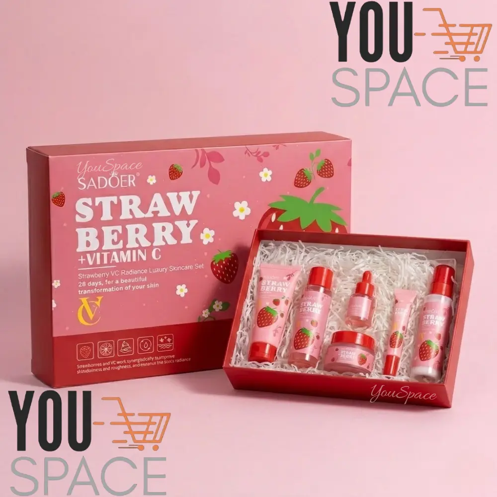 kit cuidado facial strawberry+vitamina c sadoer kit cuidado facial strawberry+vitamina c sadoer