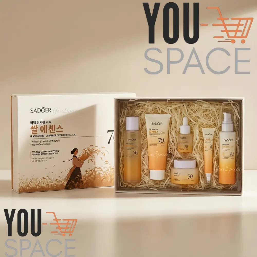 set cuidado facial de arroz blanqueador sadoer set cuidado facial de arroz blanqueador sadoer