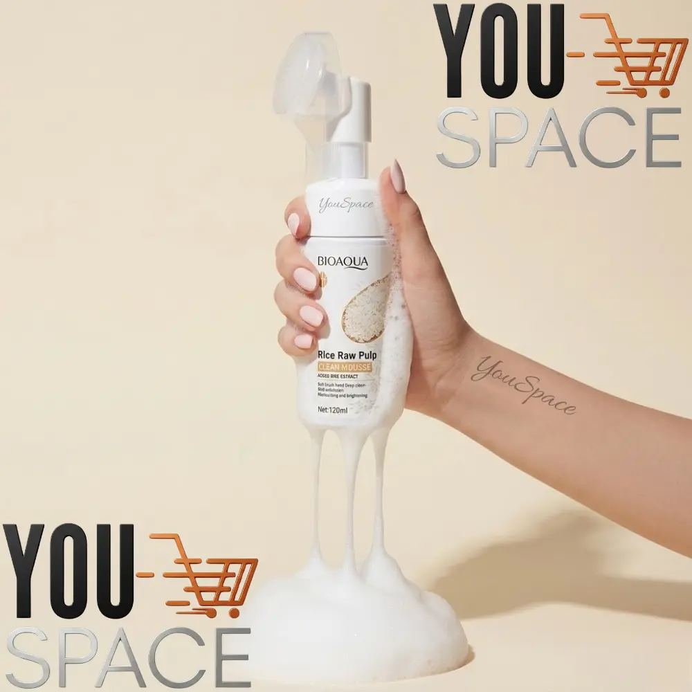 limpiador facial espumoso de arroz hidratante bioaqua 120ml limpiador facial espumoso de arroz hidratante bioaqua 120ml