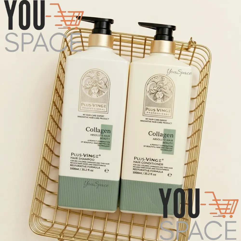 set de cuidado capilar shampoo y balsamo con colageno plus vinge 1000ml set de cuidado capilar shampoo y balsamo con colageno plus vinge 1000ml