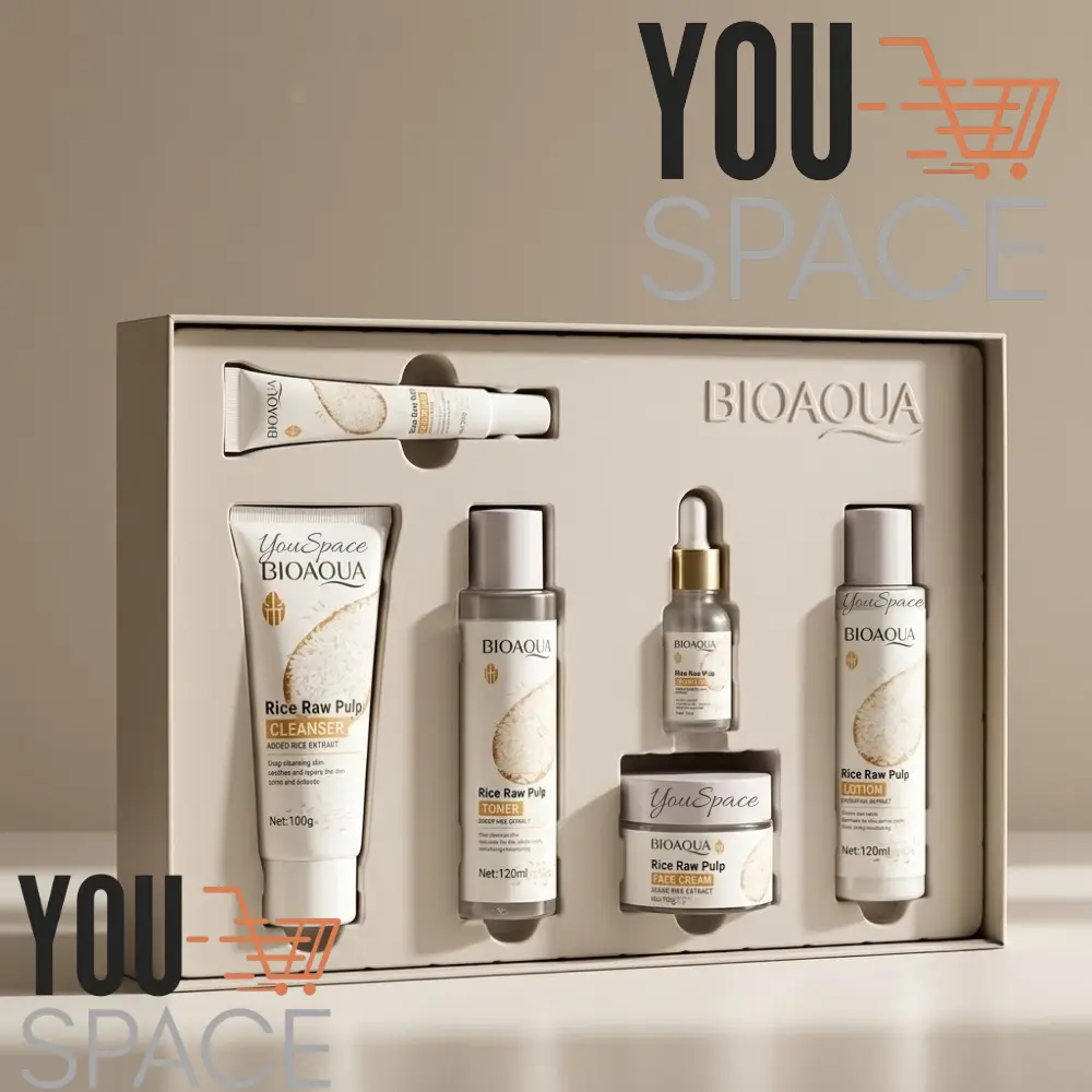 kit cuidado facial aclarante de extracto de pulpa de arroz bioaqua kit cuidado facial aclarante de extracto de pulpa de arroz bioaqua
