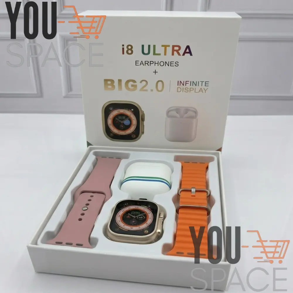 combo smartwatch i8 ultra y auriculares inalambricos bluetooth combo smartwatch i8 ultra y auriculares inalambricos bluetooth