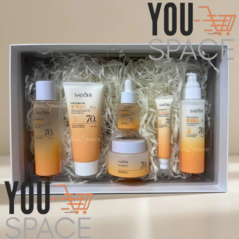 set cuidado facial de arroz blanqueador sadoer set cuidado facial de arroz blanqueador sadoer
