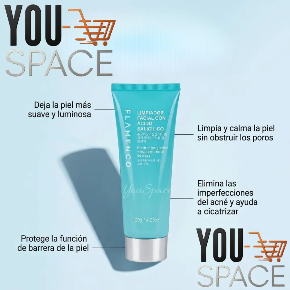 limpiador facial con acido salicilico flamenco 120g limpiador facial con acido salicilico flamenco 120g