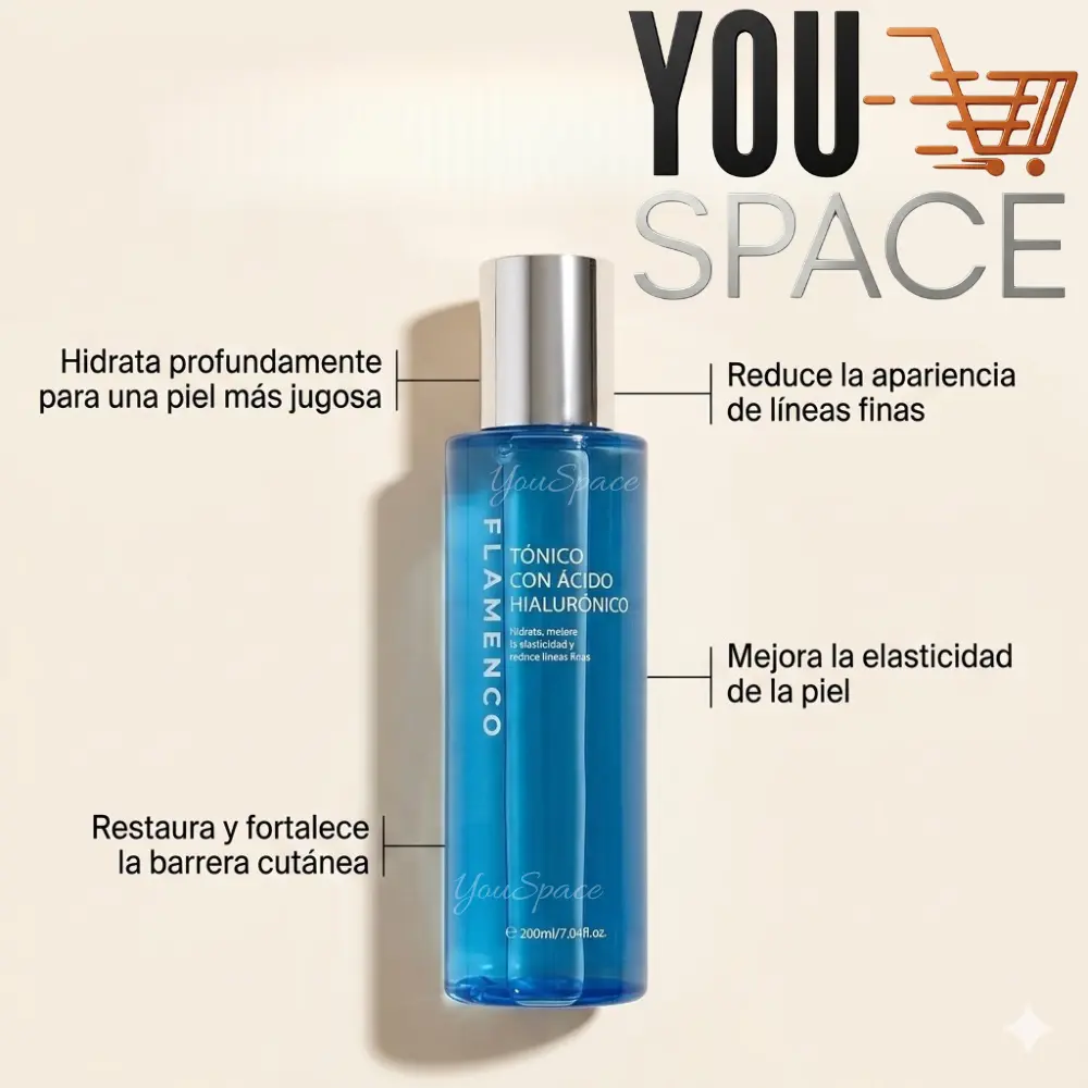 tonico con acido hialuronico flamenco 200ml tonico con acido hialuronico flamenco 200ml