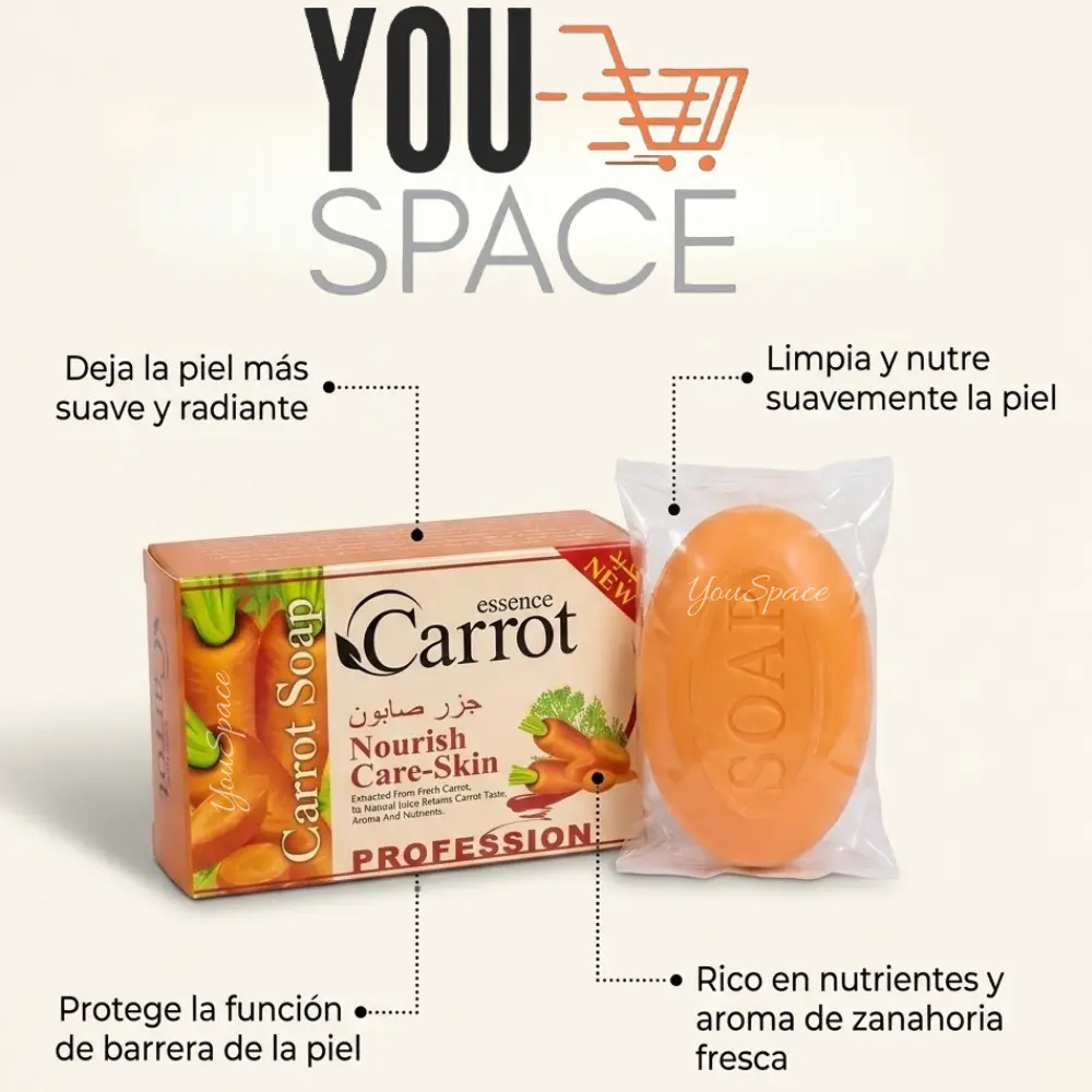 jabon limpiador de extracto de zanahoria hipoalergico carrot 110g jabon limpiador de extracto de zanahoria hipoalergico carrot 110g