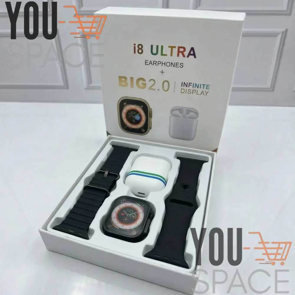 combo smartwatch i8 ultra y auriculares inalambricos bluetooth combo smartwatch i8 ultra y auriculares inalambricos bluetooth