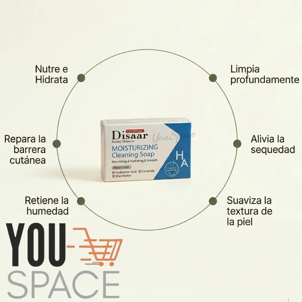 jabon de limpieza hidratante disaar 100g jabon de limpieza hidratante disaar 100g