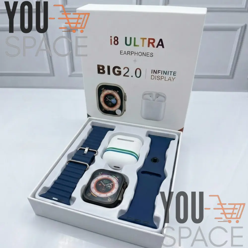 combo smartwatch i8 ultra y auriculares inalambricos bluetooth combo smartwatch i8 ultra y auriculares inalambricos bluetooth
