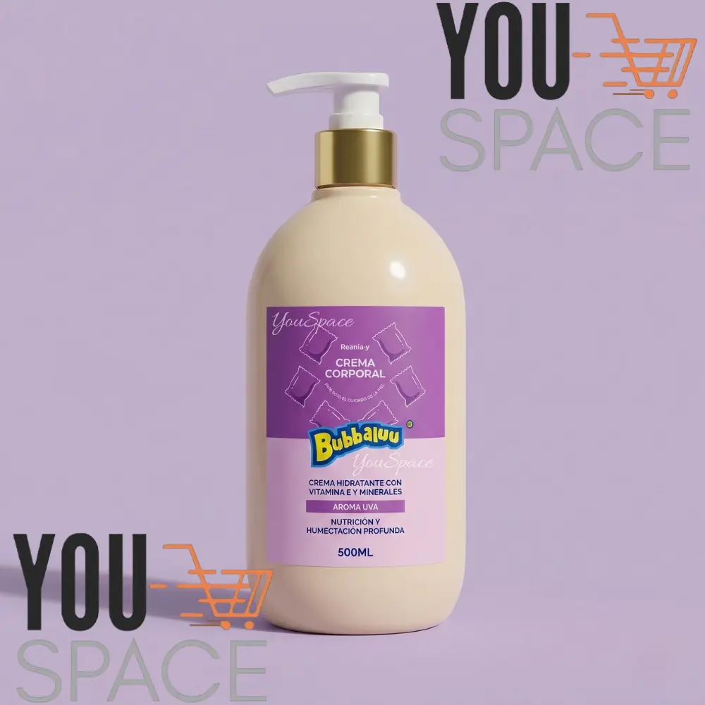 kit bubbaluu corporal uva 7 productos + bolso cosmetiquero kit bubbaluu corporal uva 7 productos + bolso cosmetiquero