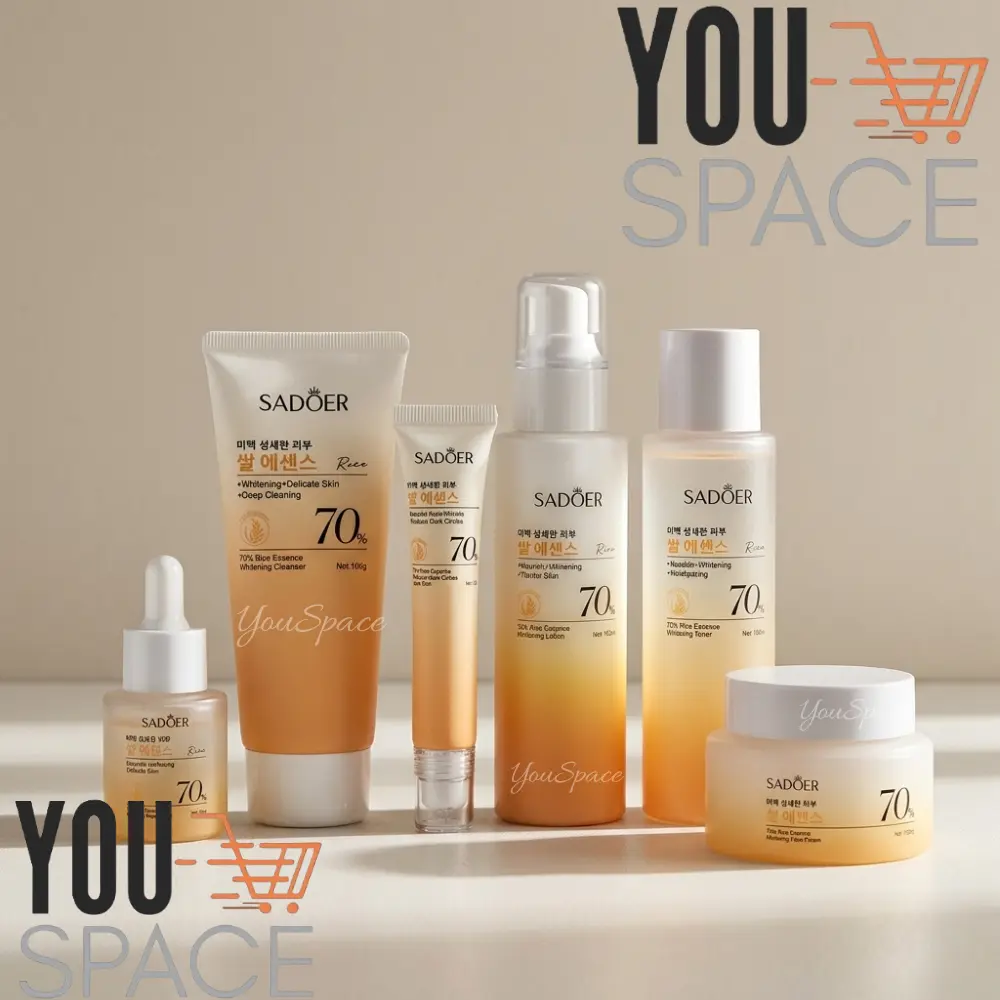 set cuidado facial de arroz blanqueador sadoer set cuidado facial de arroz blanqueador sadoer