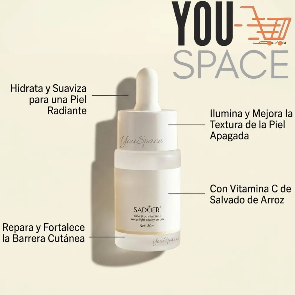 serum facial ligero con vitamina y arroz sadoer 30ml serum facial ligero con vitamina y arroz sadoer 30ml