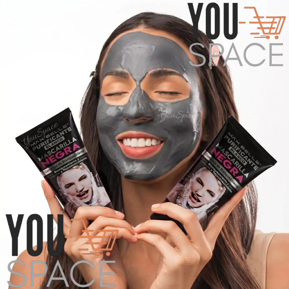 mascarilla negra purificante blanco max belle 130ml mascarilla negra purificante blanco max belle 130ml