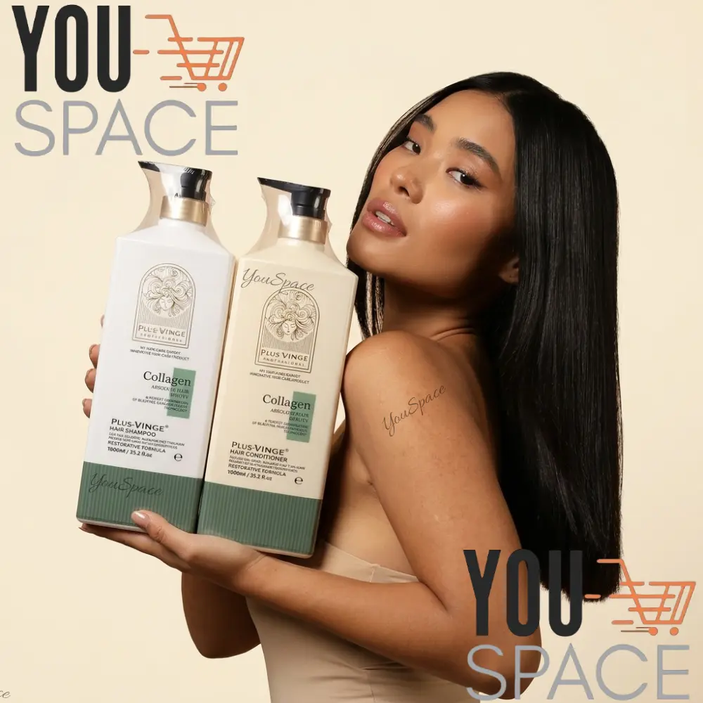 set de cuidado capilar shampoo y balsamo con colageno plus vinge 1000ml set de cuidado capilar shampoo y balsamo con colageno plus vinge 1000ml
