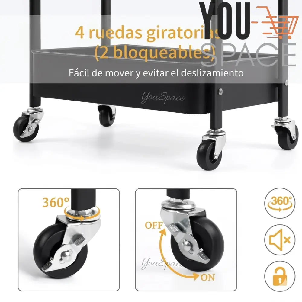 carrito auxiliar multiuso 3 niveles carrito auxiliar multiuso 3 niveles