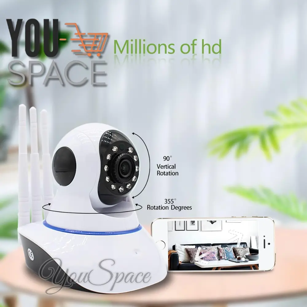 camara 3 antenas ip wifi hd vision nocturna 360° camara 3 antenas ip wifi hd vision nocturna 360°