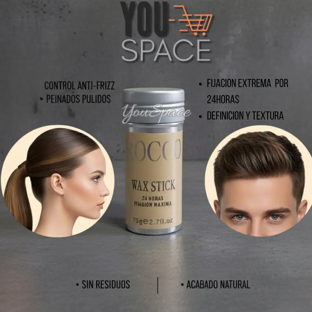 cera en barra para peinado rocco wax stick cera en barra para peinado rocco wax stick