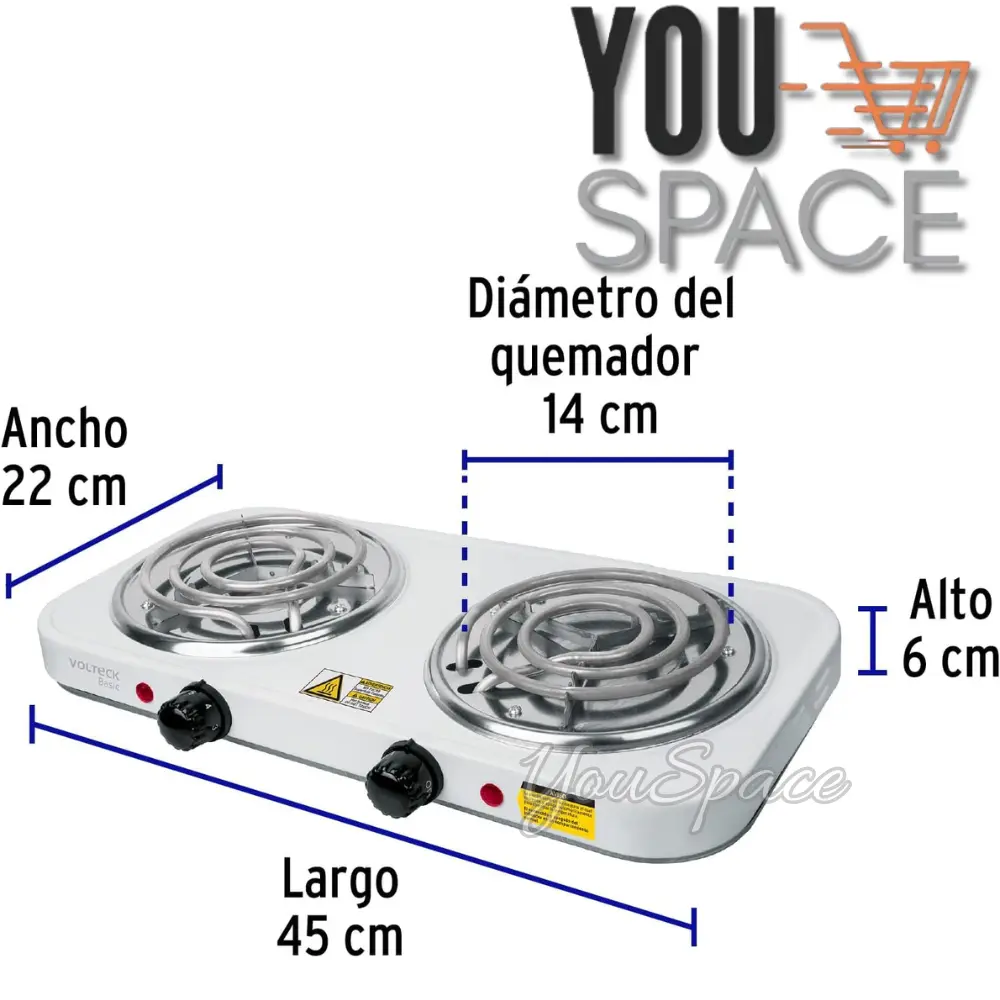 cocina electrica encimera de 2 platos espiral 2000 watts cocina electrica encimera de 2 platos espiral 2000 watts