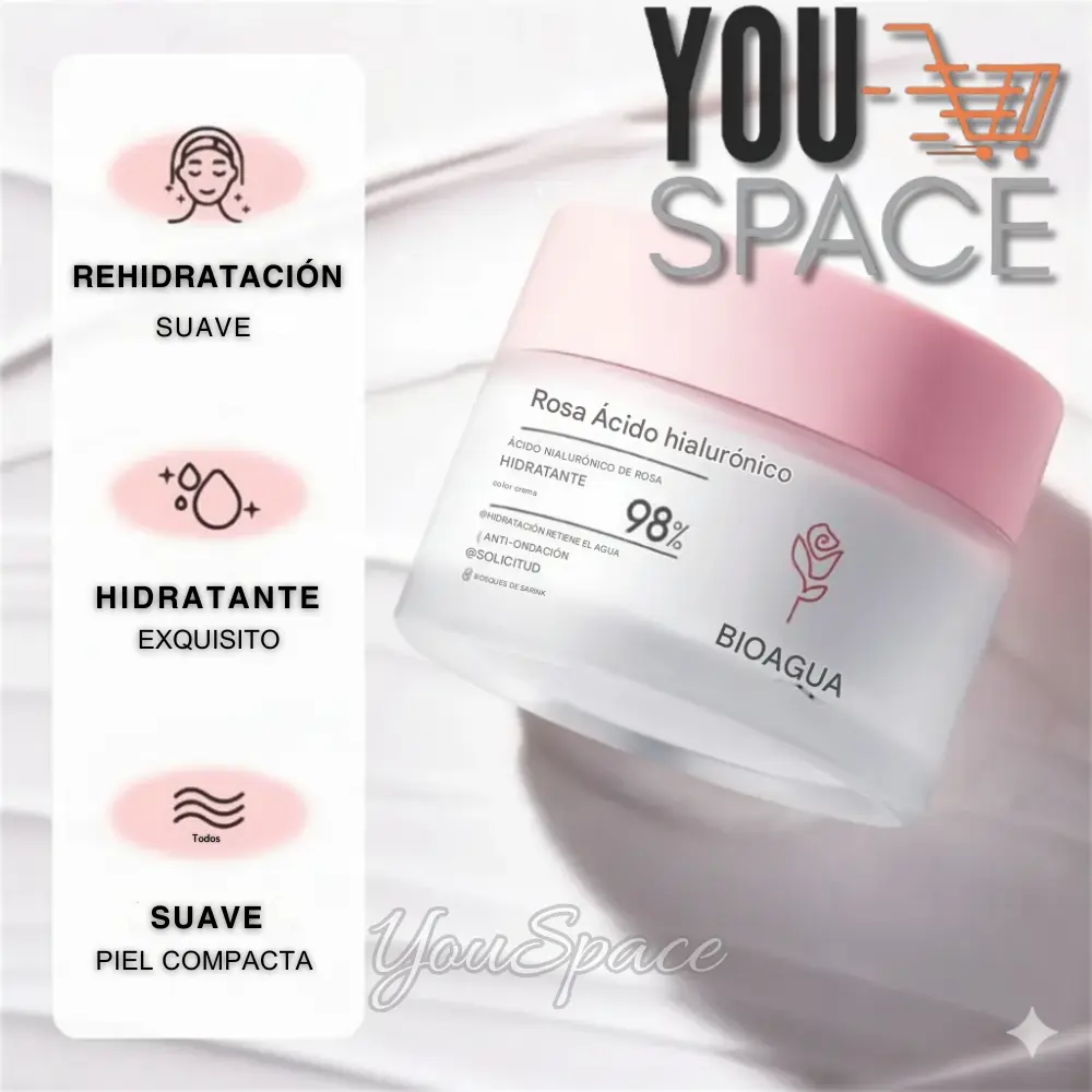 crema facial de rosas y acido hialuronico bioaqua crema facial de rosas y acido hialuronico bioaqua