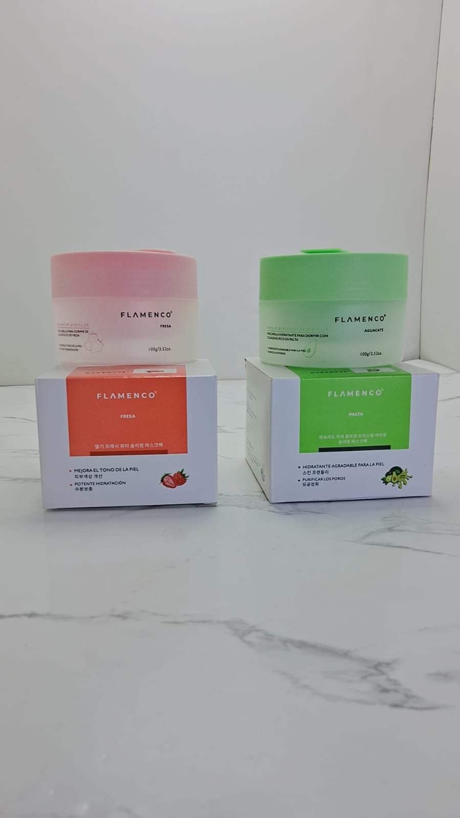 mascarilla facial en gel para la noche de palta y frutilla flamenco mascarilla facial en gel para la noche de palta y frutilla flamenco