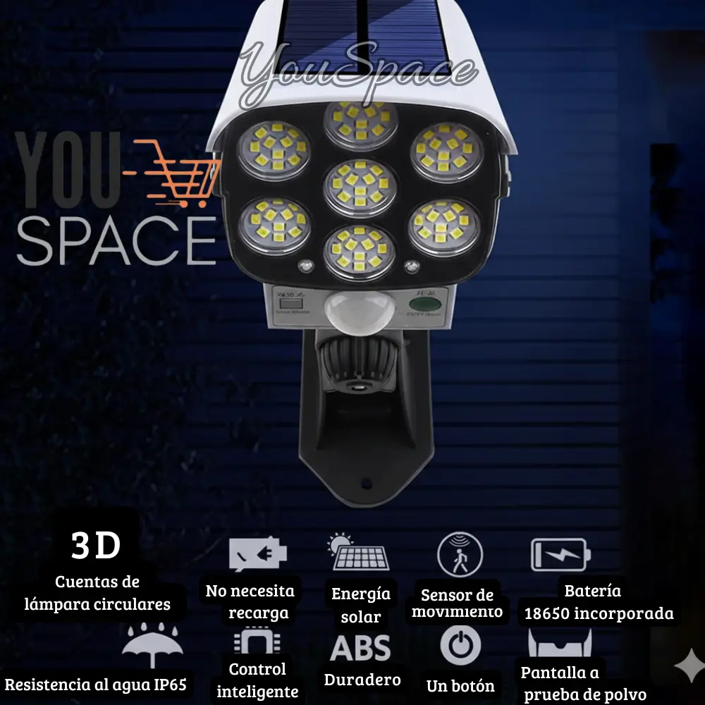 foco solar tipo camara con sensor de movimiento y control remoto foco solar tipo camara con sensor de movimiento y control remoto