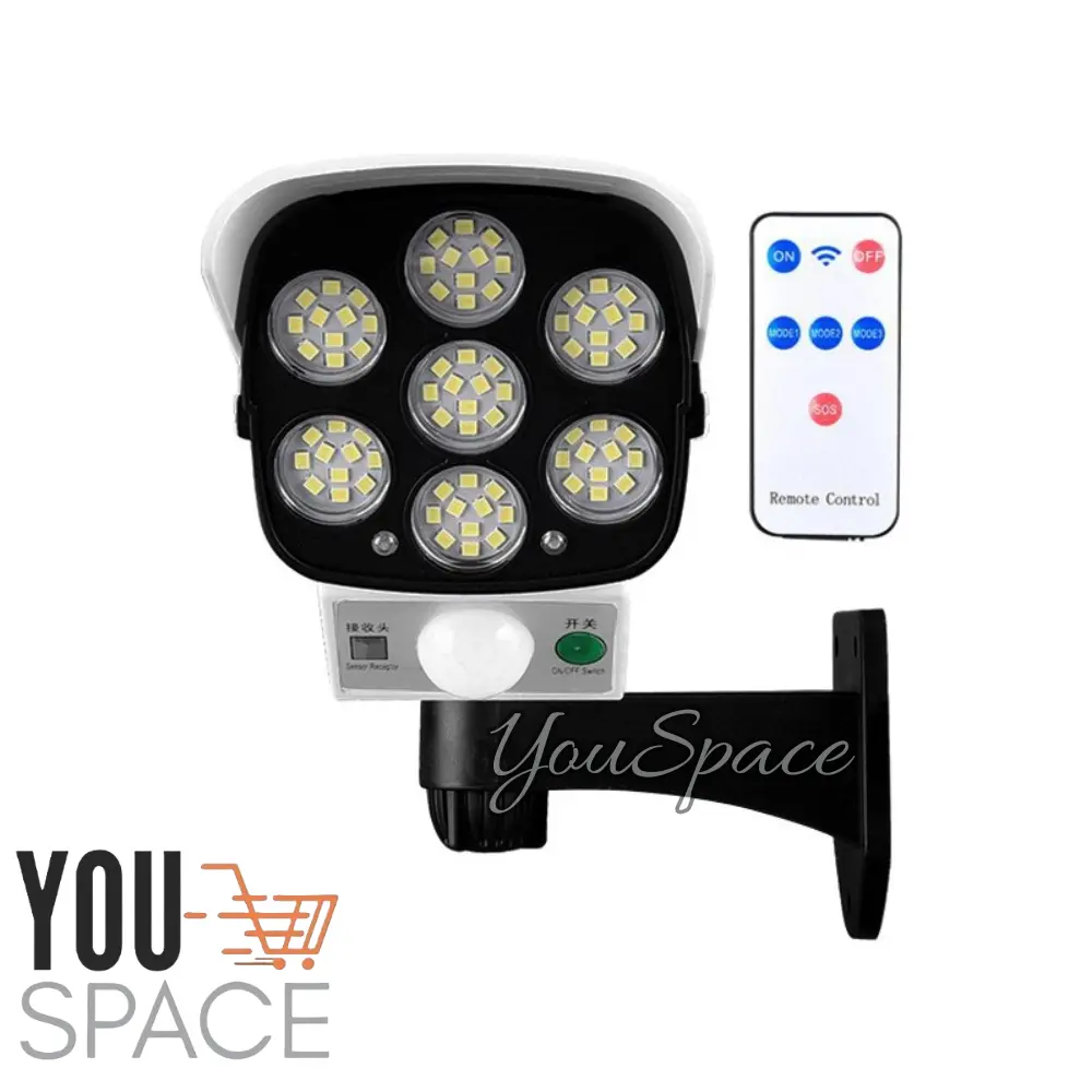 foco solar tipo camara con sensor de movimiento y control remoto foco solar tipo camara con sensor de movimiento y control remoto