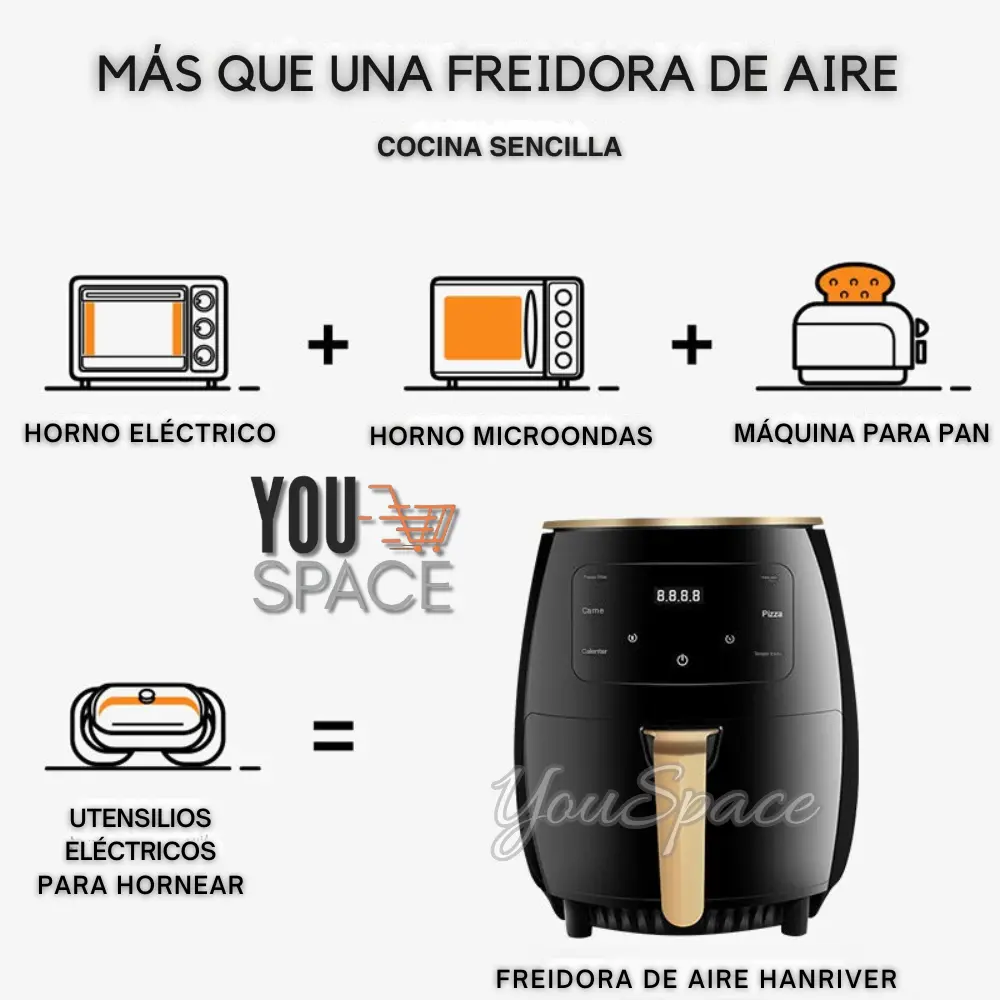 freidora de aire de 6 litros pantalla tactil freidora de aire de 6 litros pantalla tactil