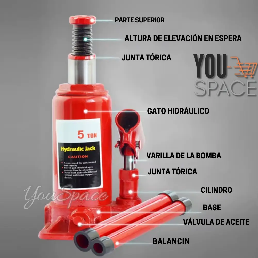 gata hidraulica tipo botella 5 toneladas gata hidraulica tipo botella 5 toneladas