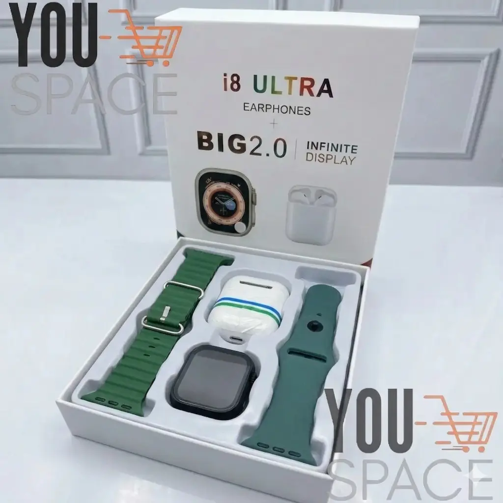 combo smartwatch i8 ultra y auriculares inalambricos bluetooth combo smartwatch i8 ultra y auriculares inalambricos bluetooth