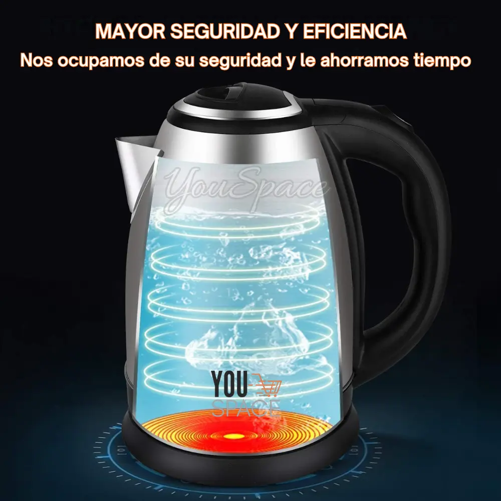 hervidor electrico de agua acero inoxidable 2 litros 1500w hervidor electrico de agua acero inoxidable 2 litros 1500w
