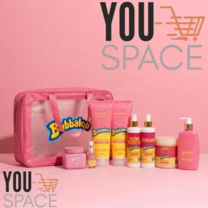 kit capilar bubbaluu tutti frutti 8 productos bolso organizador.webp