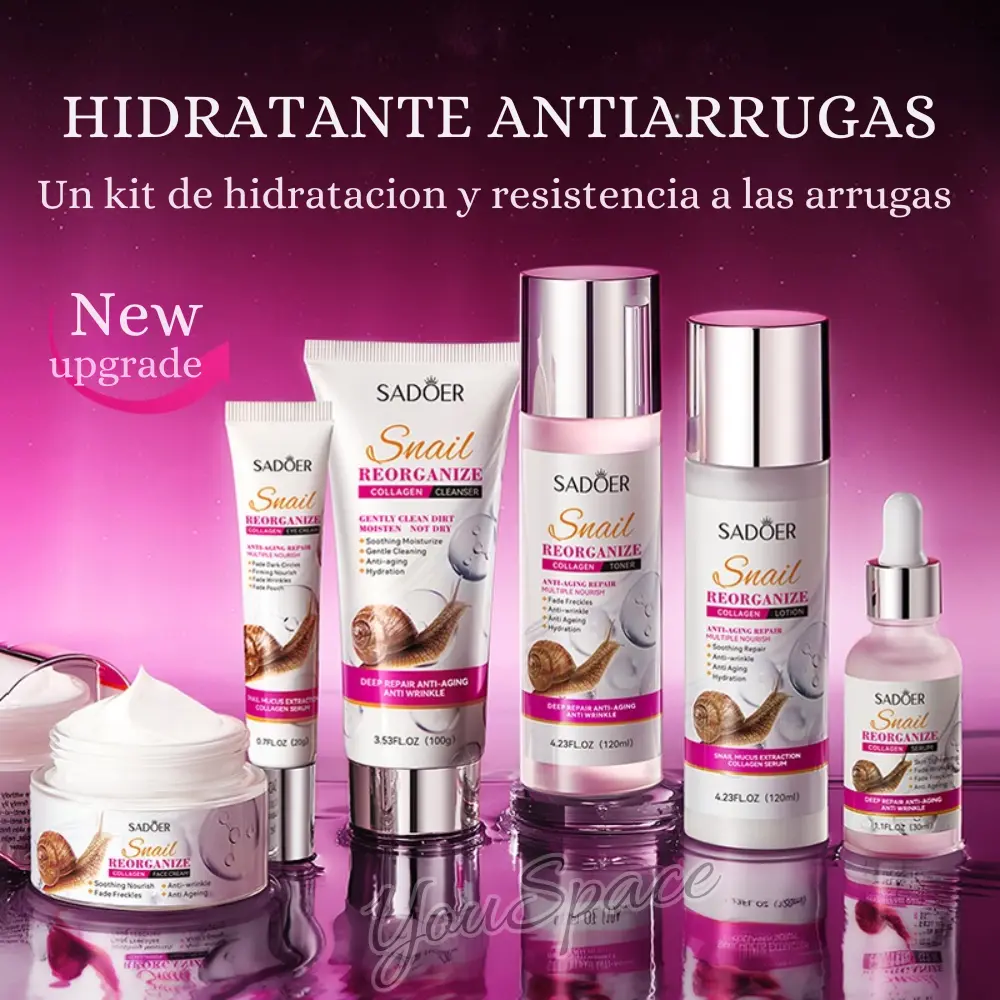 kit facial skincare colageno y baba de caracol kit facial skincare colageno y baba de caracol