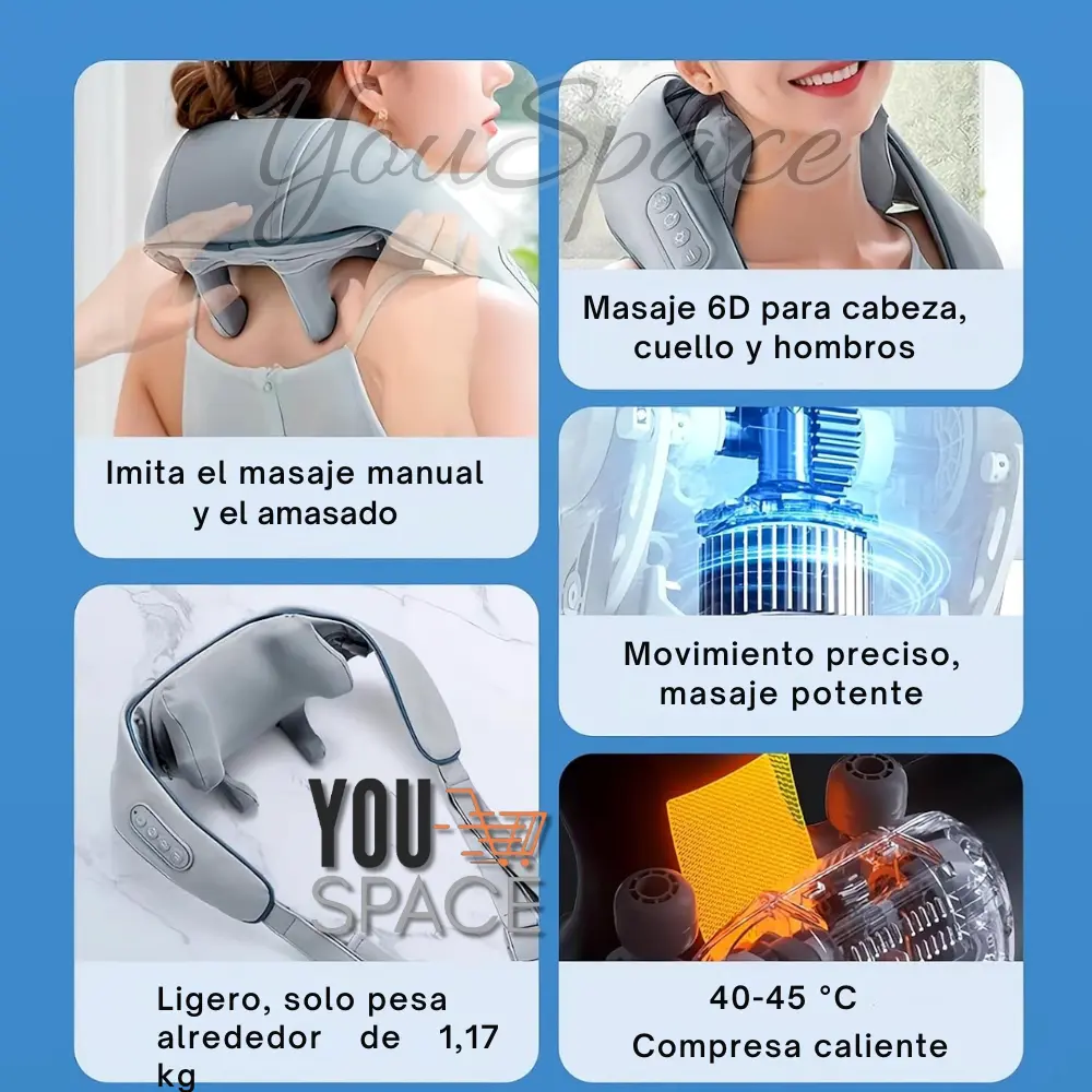 masajeador de cuello y hombros masajeador de cuello y hombros