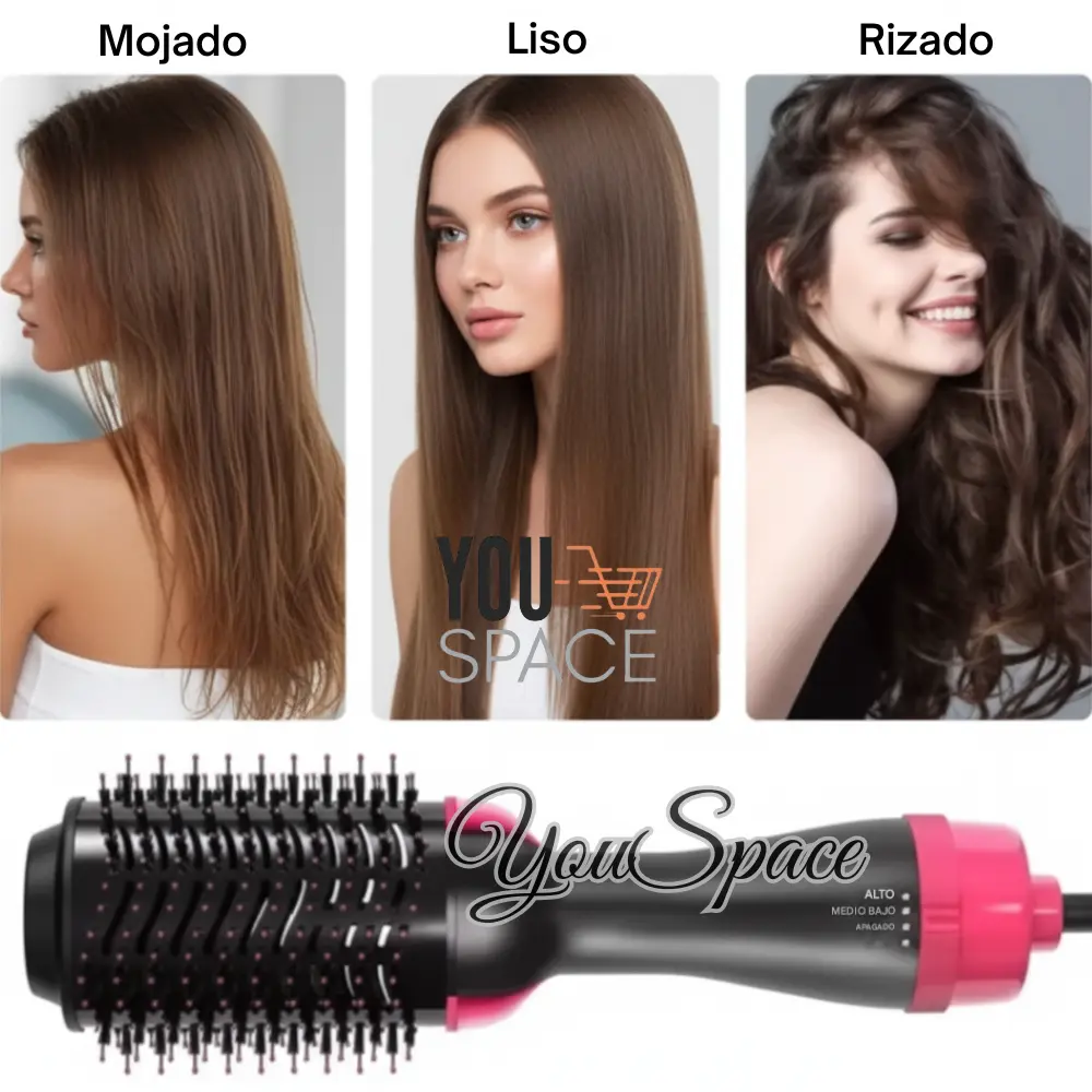 cepillo secador alisador de pelo 3 en 1 cepillo secador alisador de pelo 3 en 1