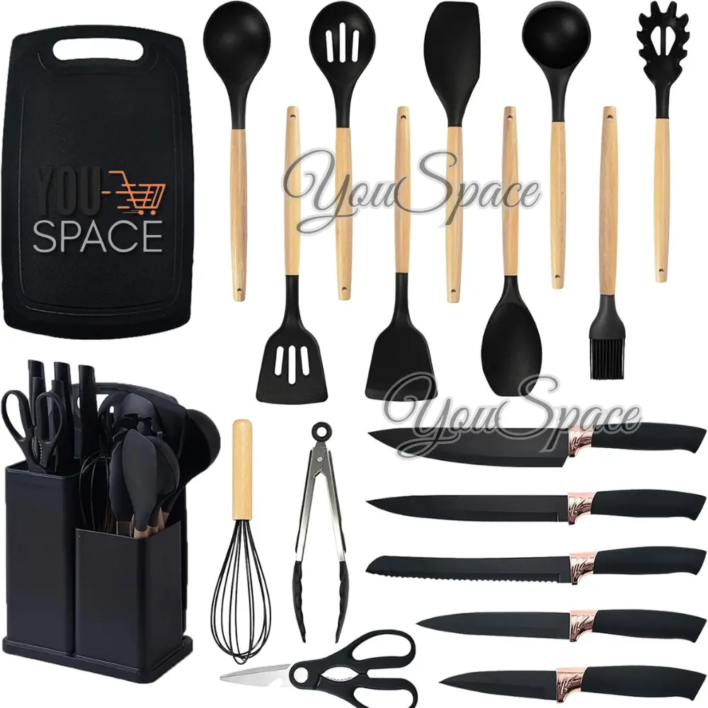 juego de utensilios para cocina de silicona 19 piezas juego de utensilios para cocina de silicona 19 piezas