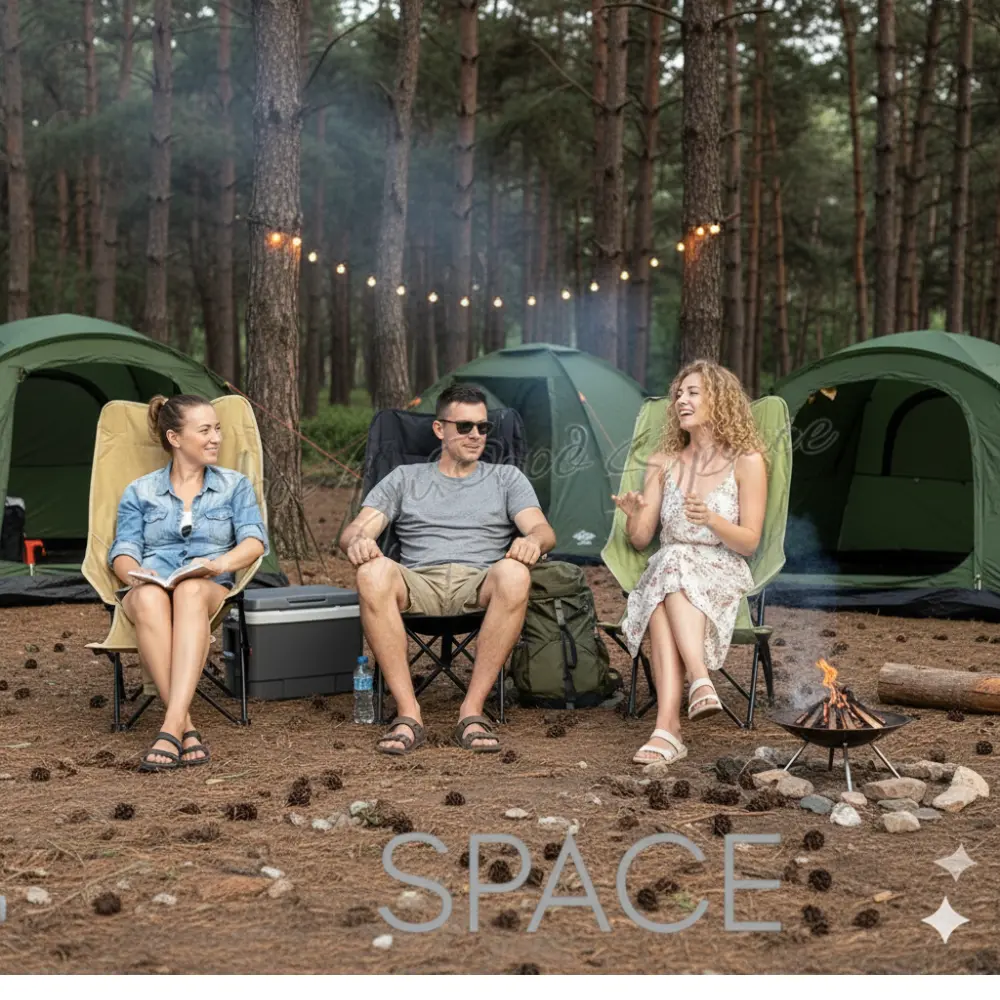 silla portatil plegable para camping 2 en 1 silla portatil plegable para camping 2 en 1