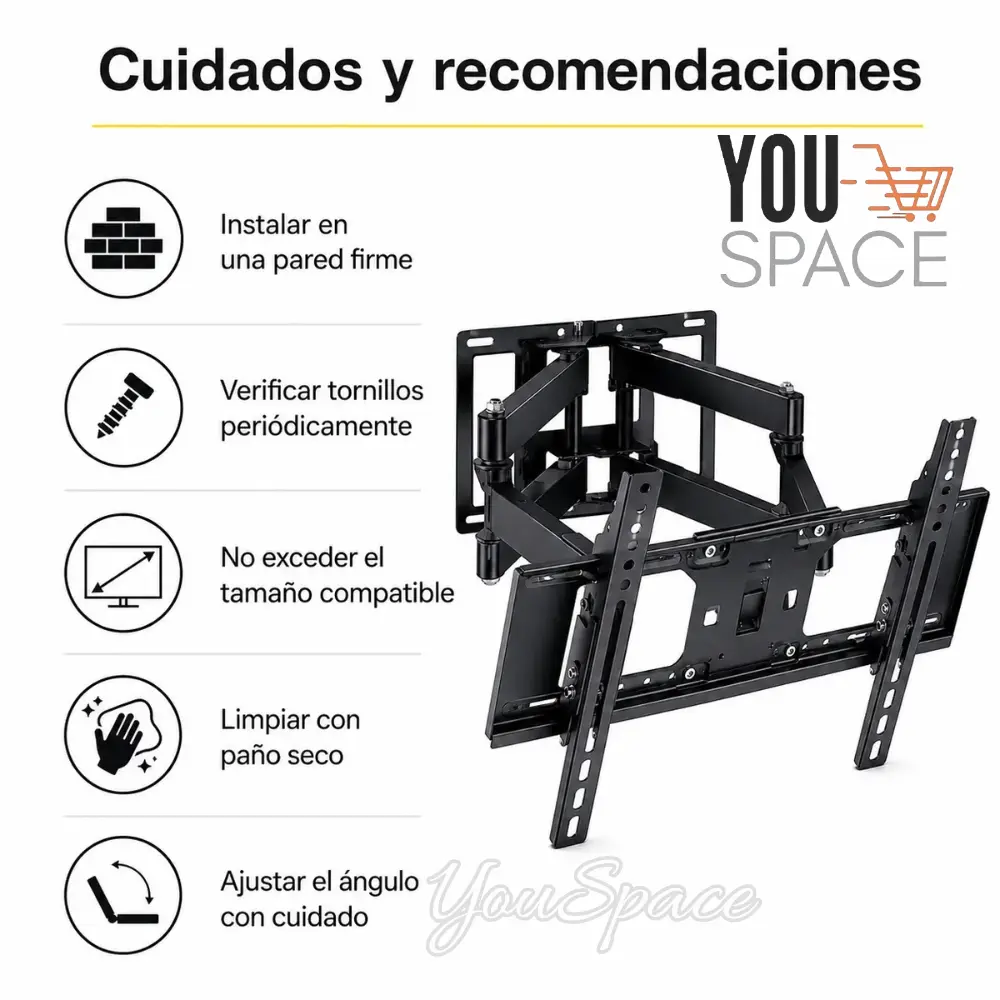 soporte articulado de pared para televisor de 40 a 80 pulgadas (cp502) soporte articulado de pared para televisor de 40 a 80 pulgadas (cp502)