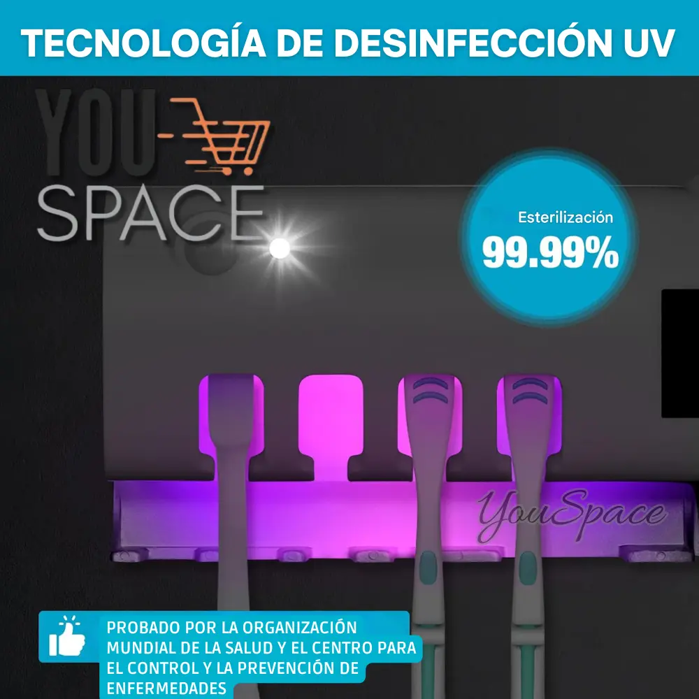 soporte para cepillos de dientes esterilizador led color blanco soporte para cepillos de dientes esterilizador led color blanco