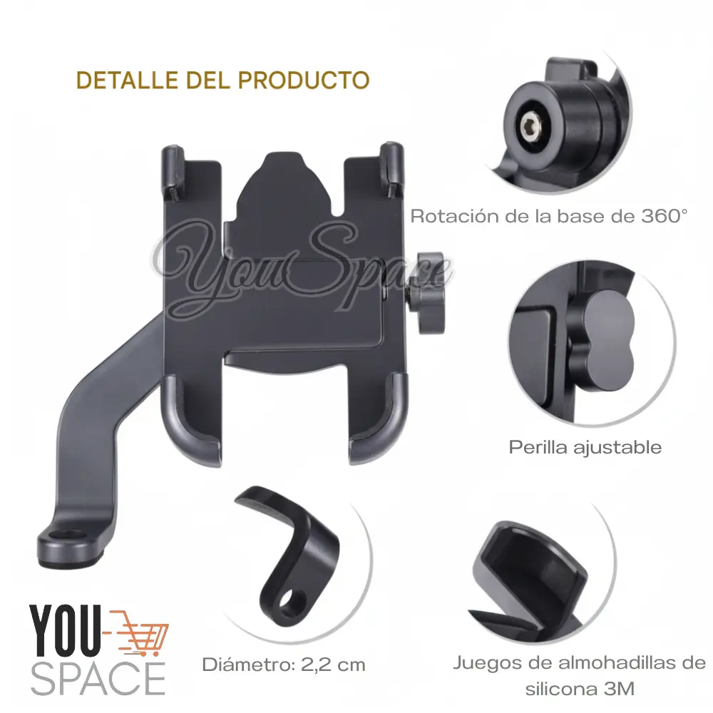 soporte universal de celular para motos, bicicletas con cargardor usb soporte universal de celular para motos, bicicletas con cargardor usb