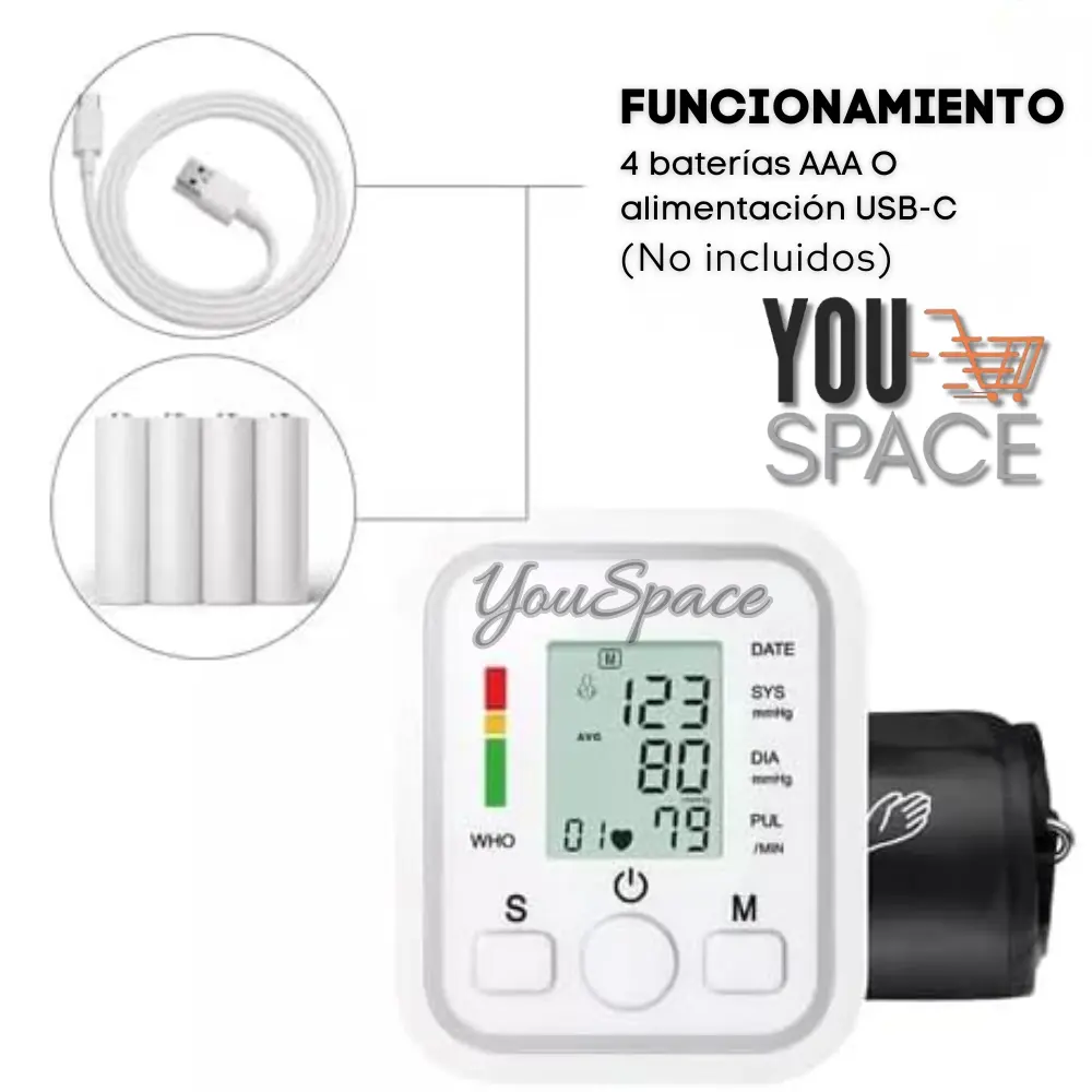 toma de presion automatico tensiometro esfigmomanometro color blanco toma de presion automatico tensiometro esfigmomanometro color blanco