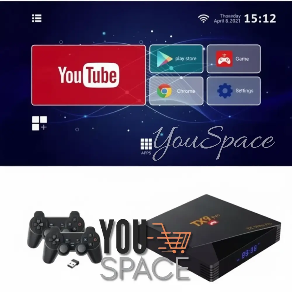 tv box tx9 pro + consola de juegos tv box tx9 pro + consola de juegos