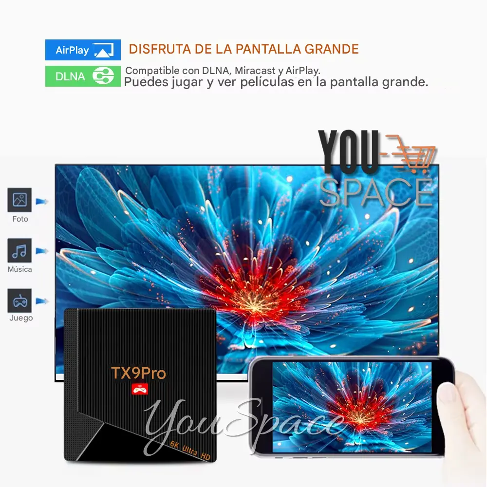 tv box tx9 pro + consola de juegos tv box tx9 pro + consola de juegos