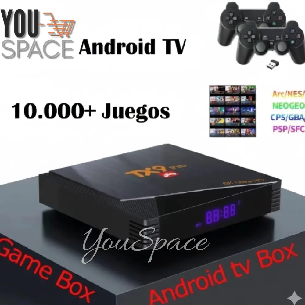 tv box tx9 pro + consola de juegos tv box tx9 pro + consola de juegos