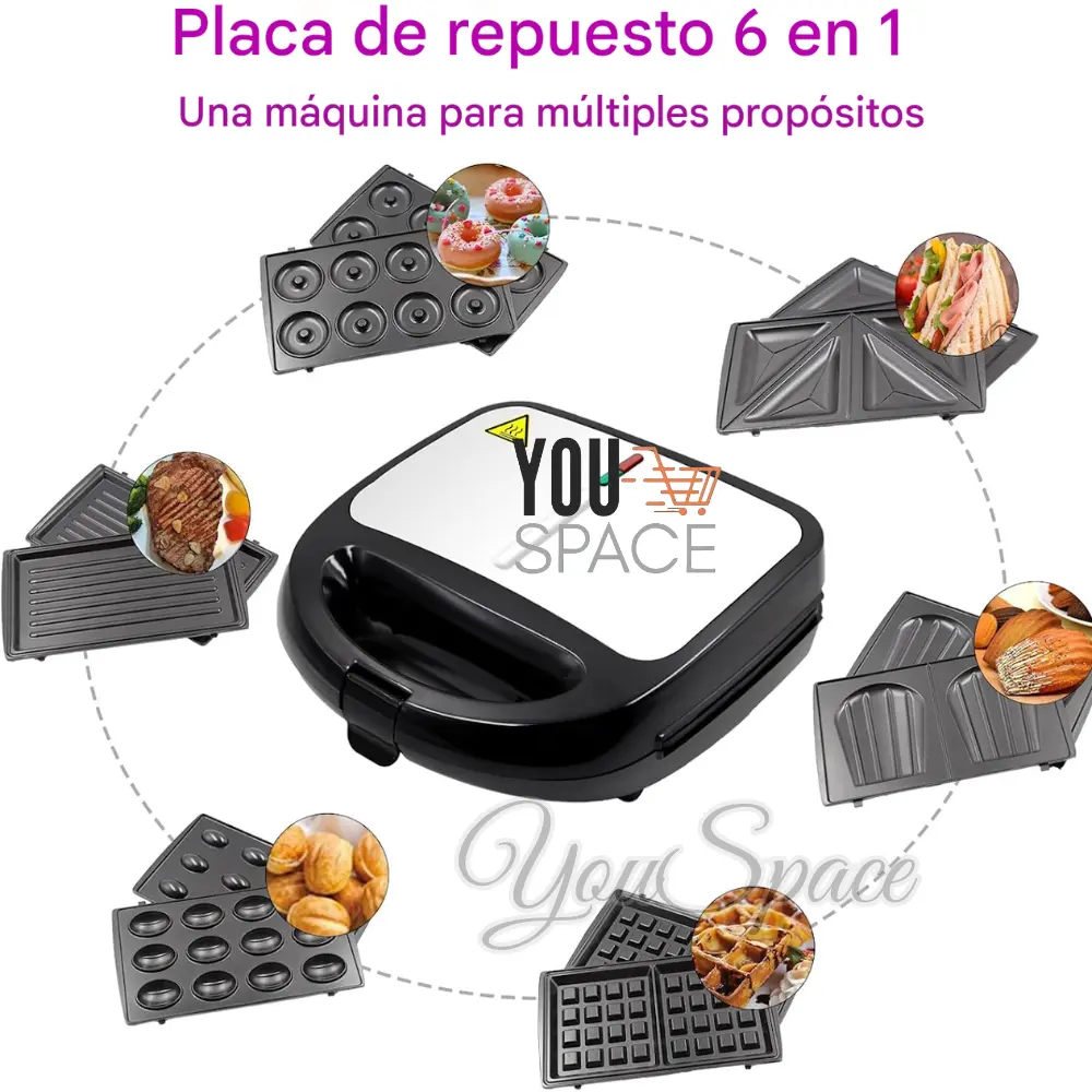 sandwichera y waflera 6 en 1 sandwichera y waflera 6 en 1