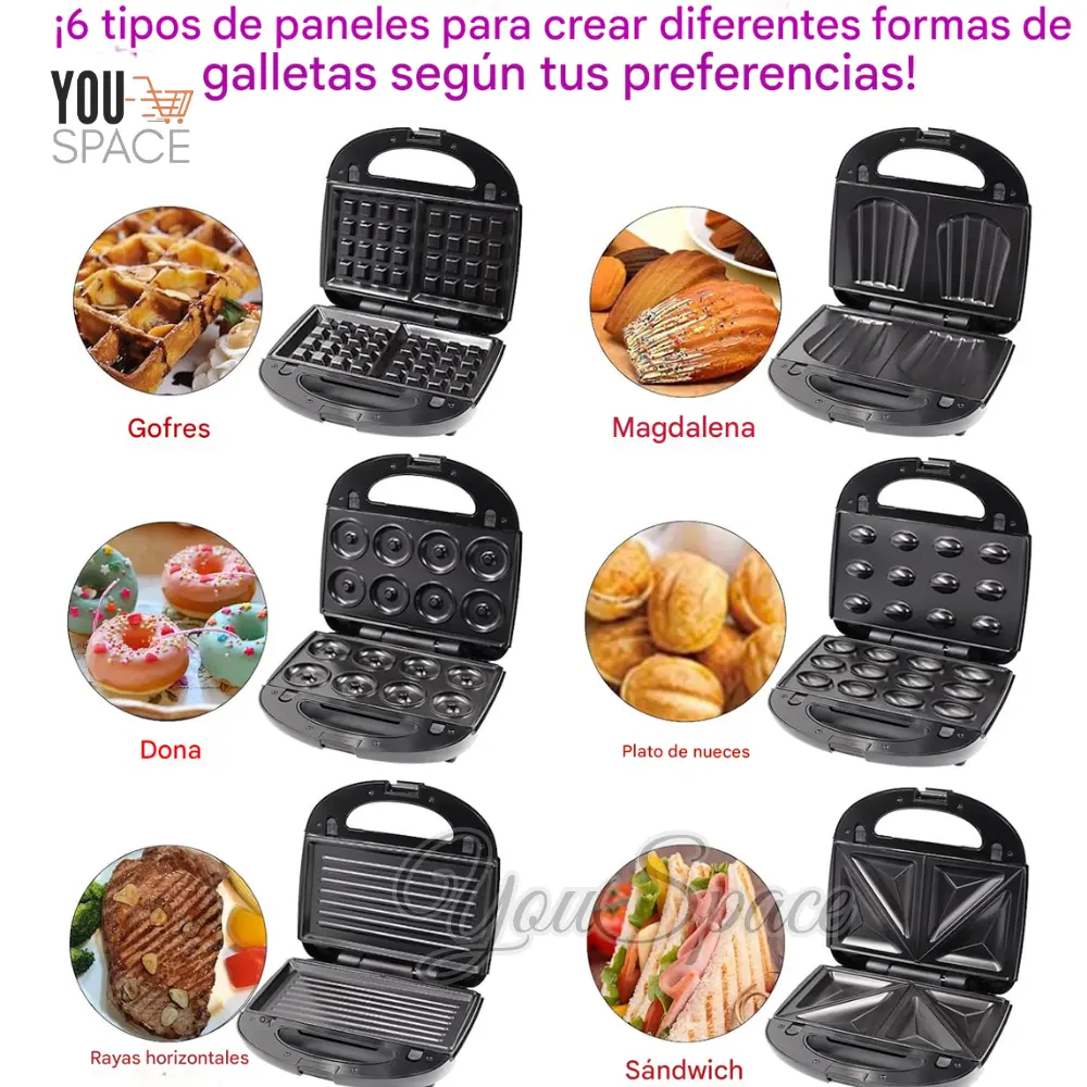sandwichera y waflera 6 en 1 sandwichera y waflera 6 en 1