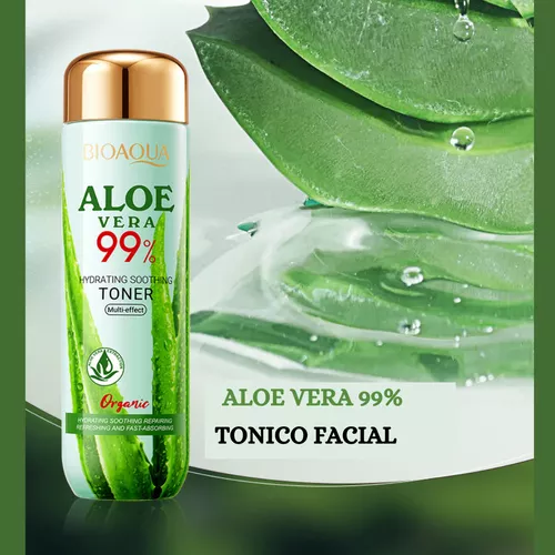 set facial espuma crema tonico contorno ojos aloe vera 99% set facial espuma crema tonico contorno ojos aloe vera 99%