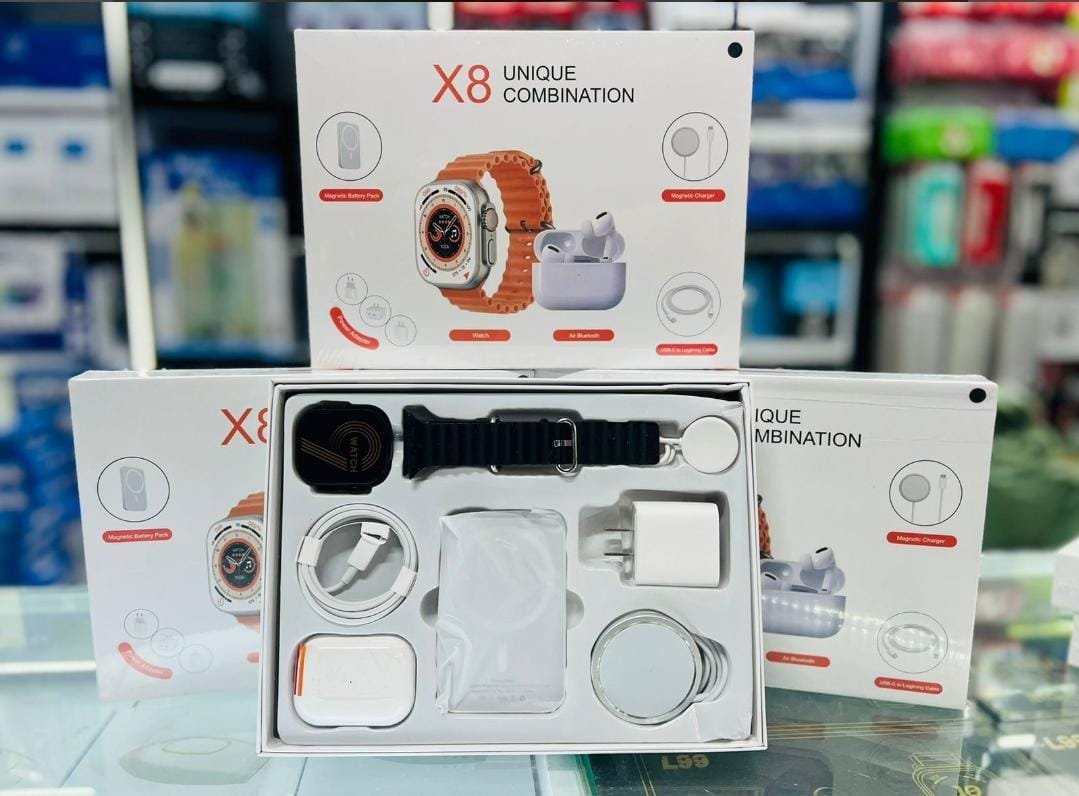 combo reloj watch x8 ultra + audifonos combo reloj watch x8 ultra + audifonos