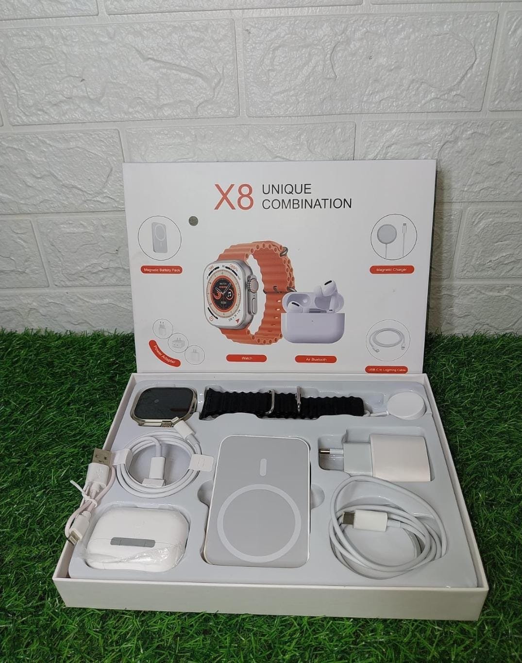 combo reloj watch x8 ultra + audifonos combo reloj watch x8 ultra + audifonos